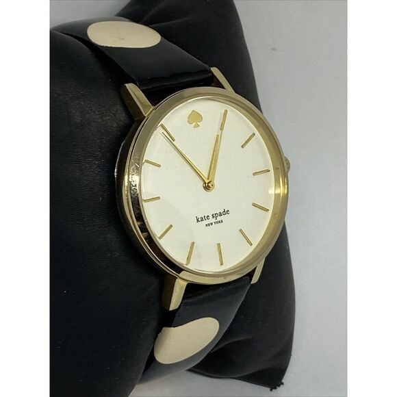 Kate Spade Metro 0173 Women's Black Leather Analog Dial Quartz Watch WO451 - Picture 5 of 12